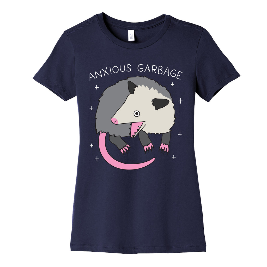 Anxious Garbage Opossum Women's Cotton Tee