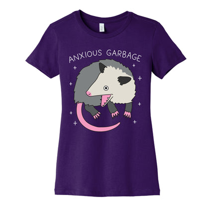 Anxious Garbage Opossum Women's Cotton Tee