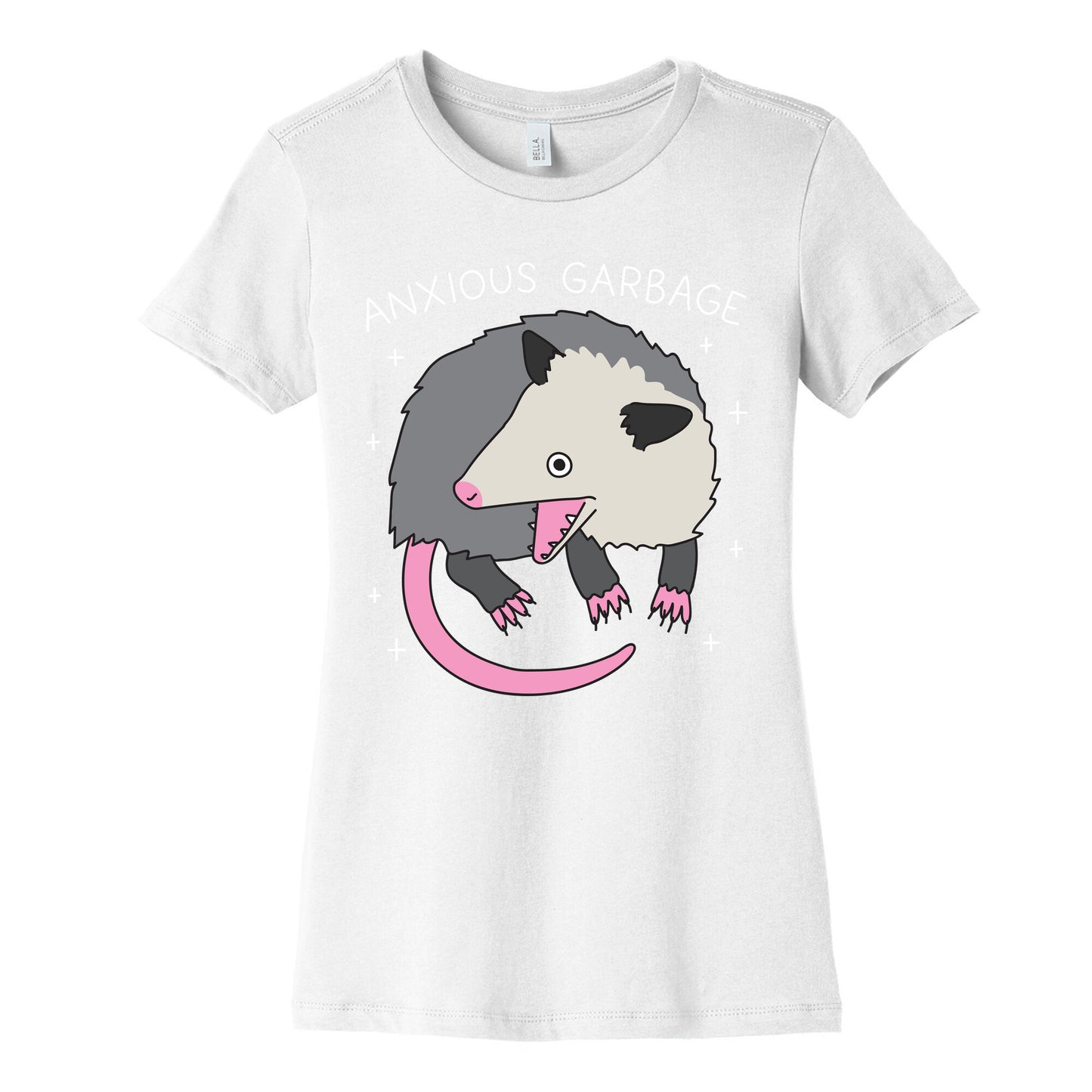 Anxious Garbage Opossum Women's Cotton Tee