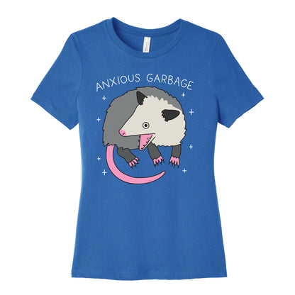 Anxious Garbage Opossum Women's Cotton Tee