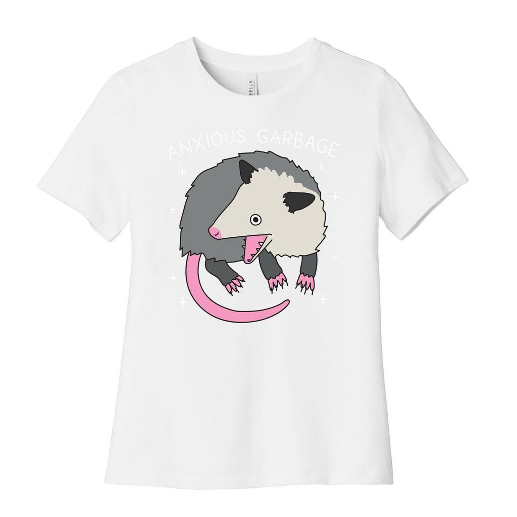 Anxious Garbage Opossum Women's Cotton Tee