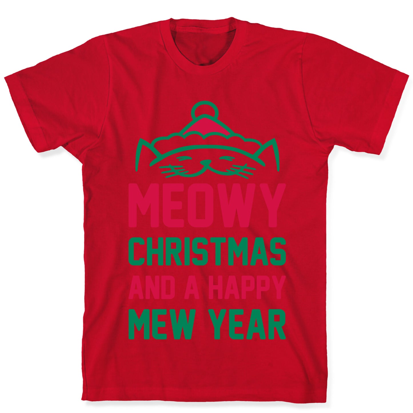 Meowy Christmas T-Shirt