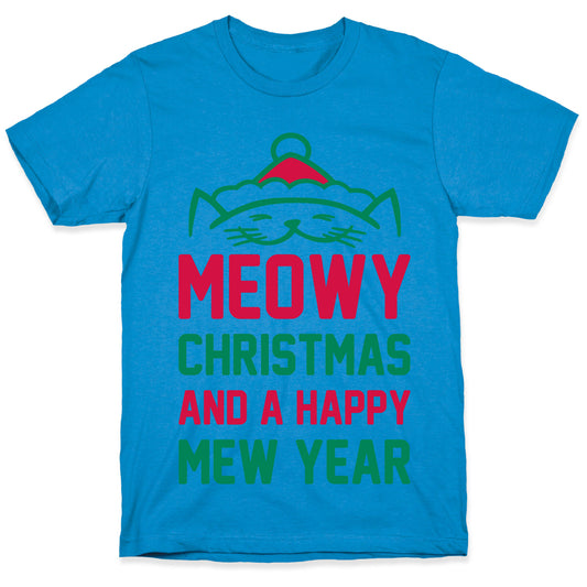 Meowy Christmas T-Shirt