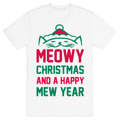 Meowy Christmas T-Shirt