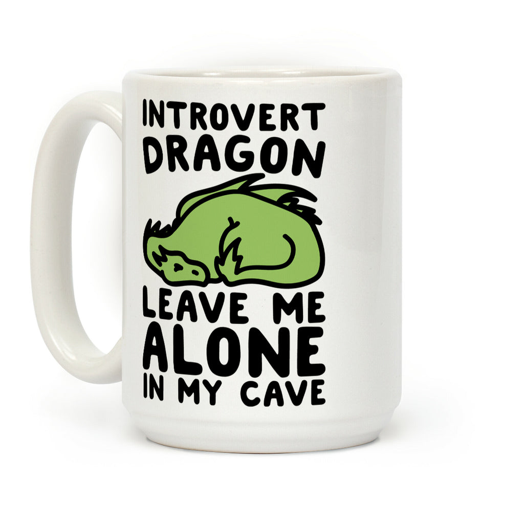 Introvert Dragon Coffee Mug