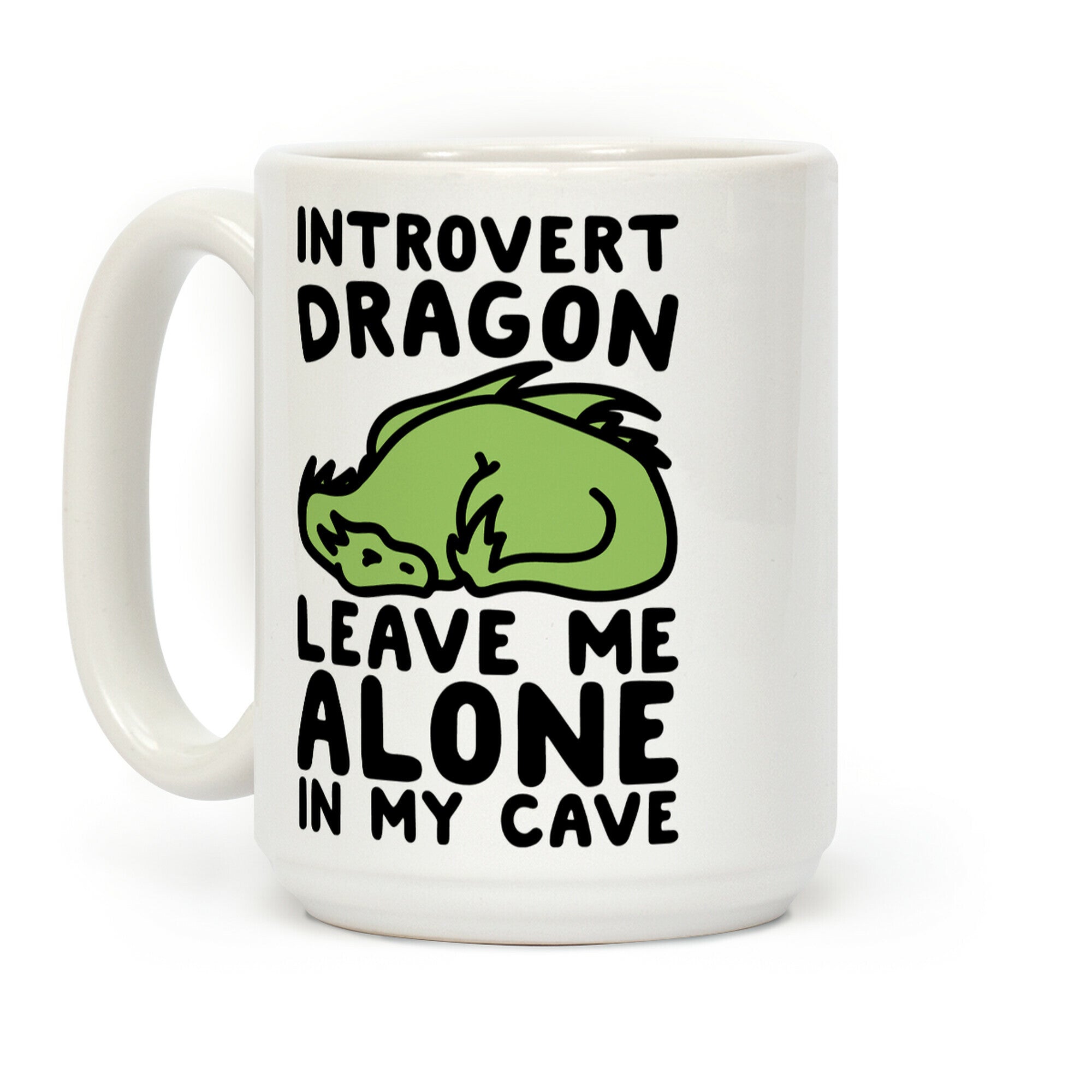 Introvert Dragon Coffee Mug