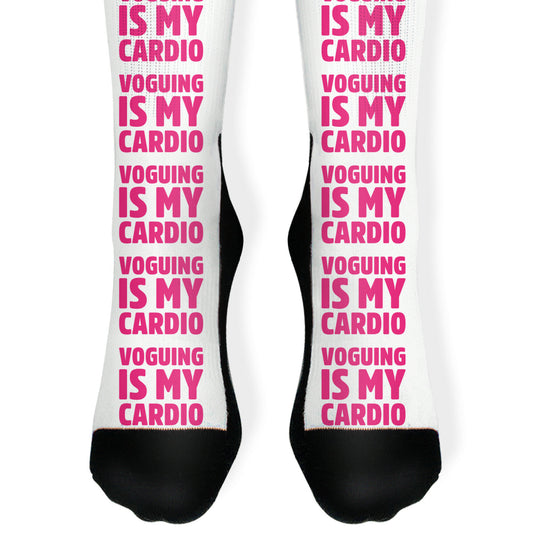 Voguing Is My Cardio Parody Socks