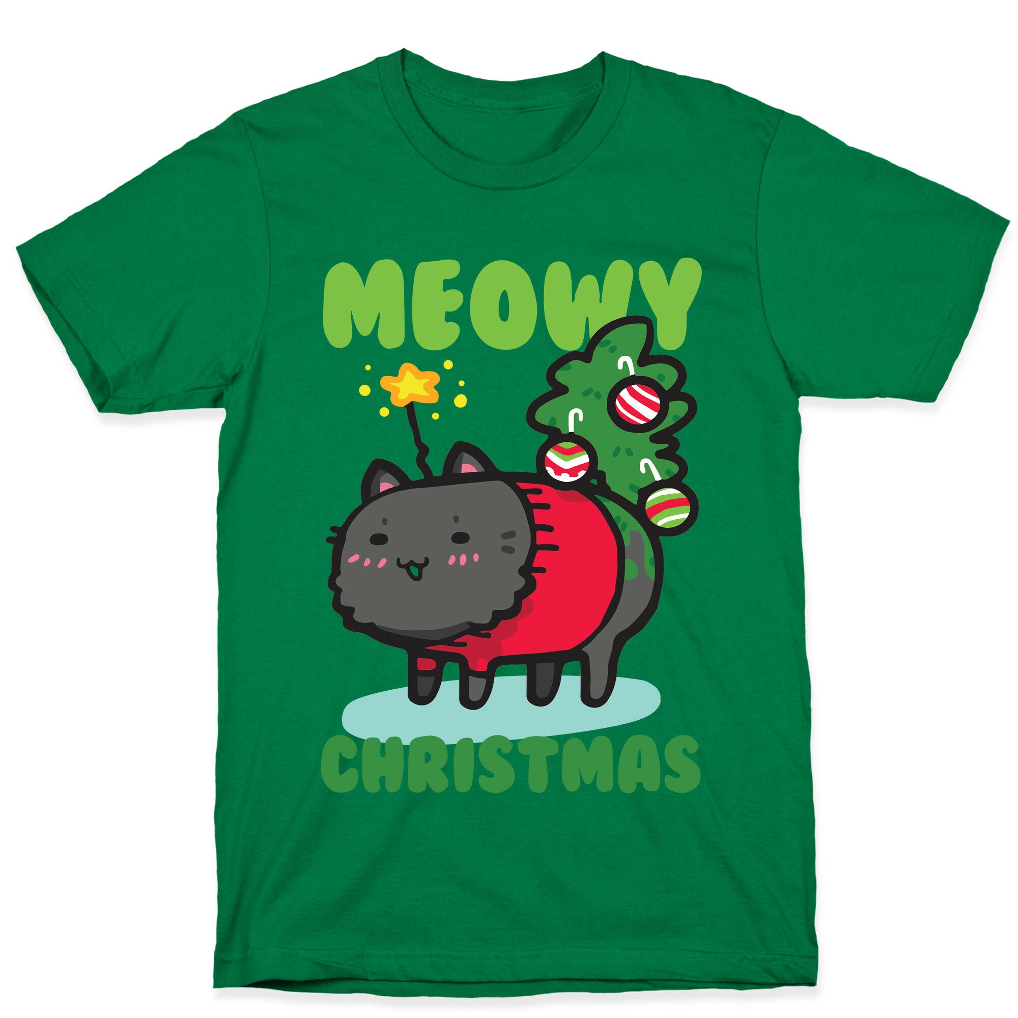 Meowy Christmas T-Shirt