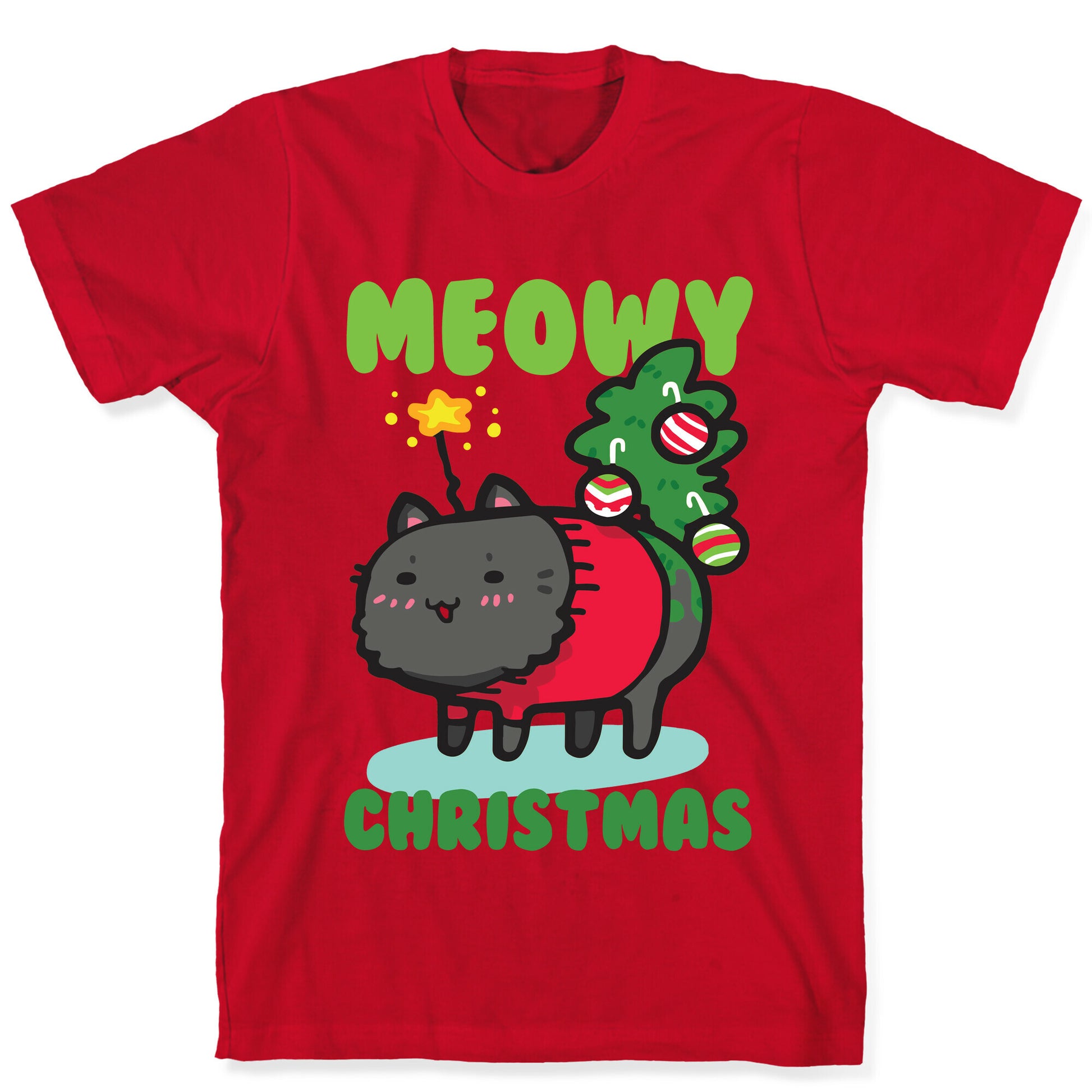 Meowy Christmas T-Shirt