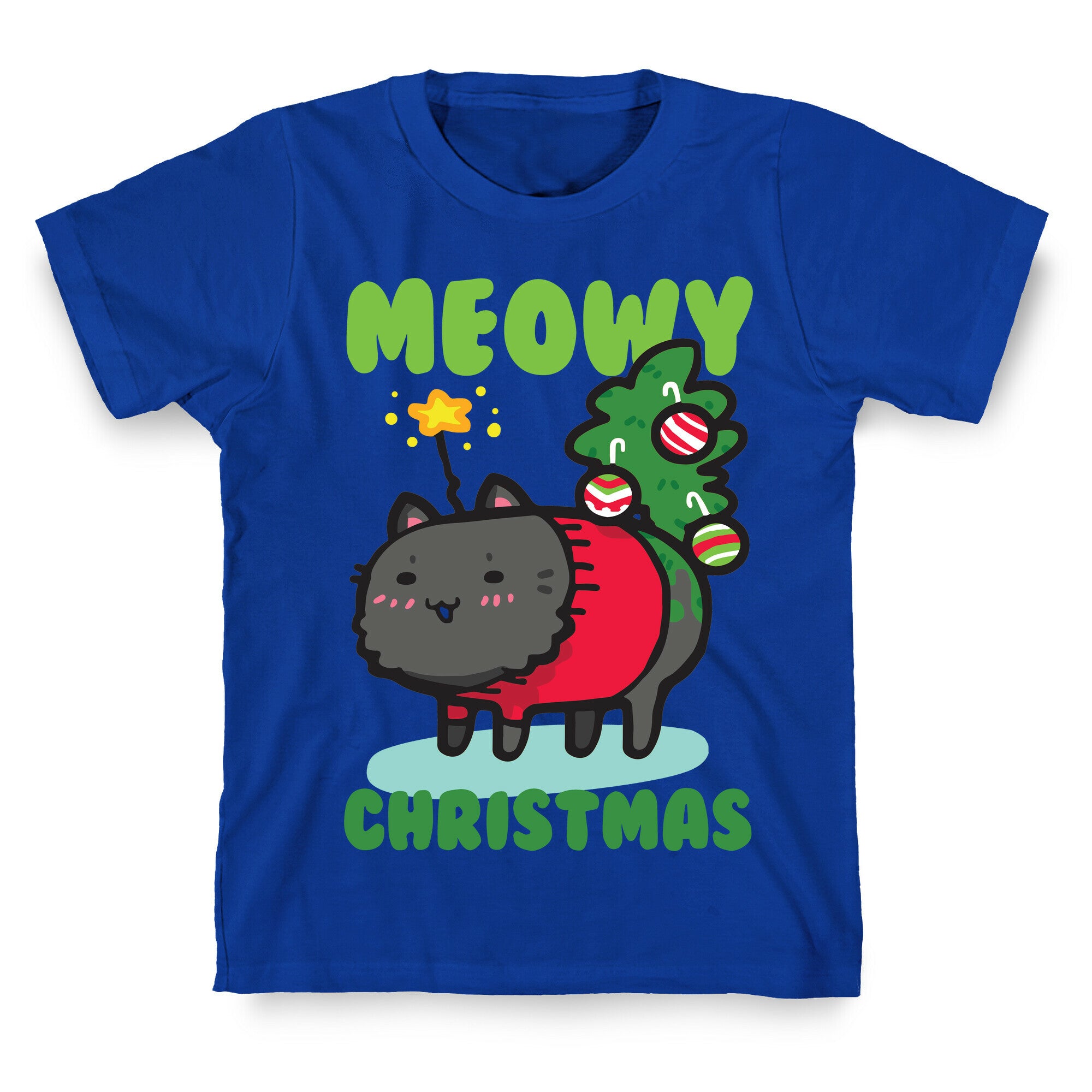 Meowy Christmas T-Shirt