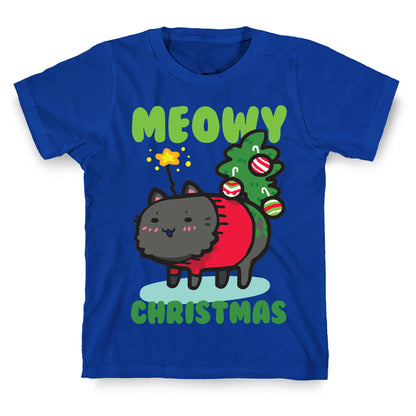 Meowy Christmas T-Shirt