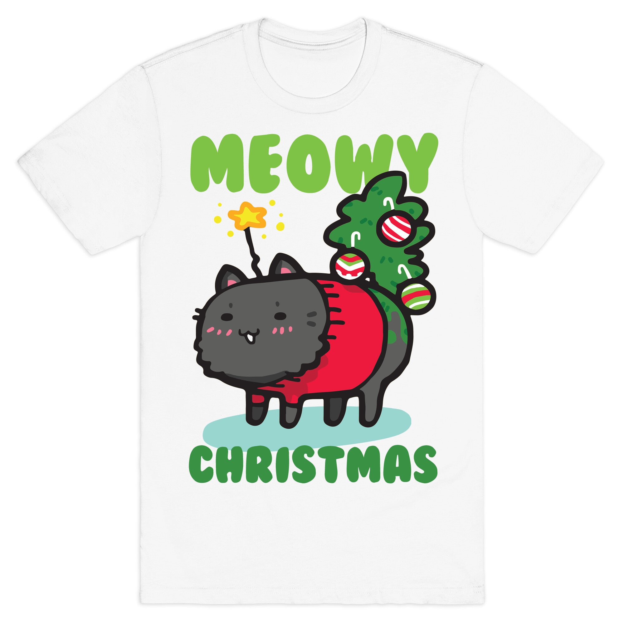 Meowy Christmas T-Shirt