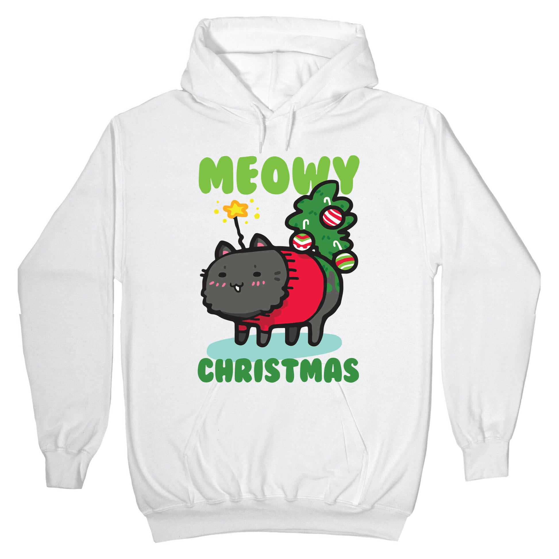 Meowy Christmas Hoodie