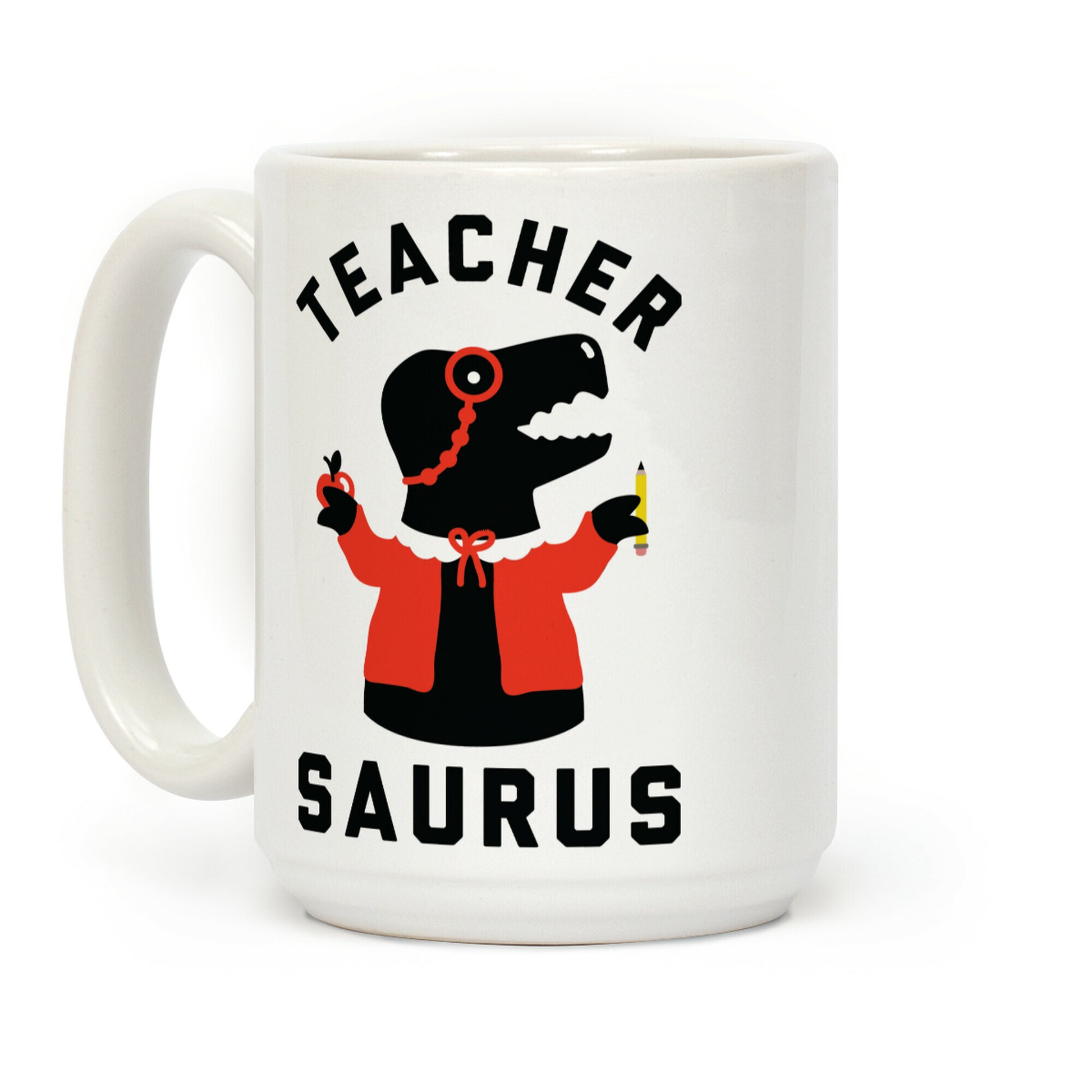 Teacher Saurus Cardigan Coffee Mug