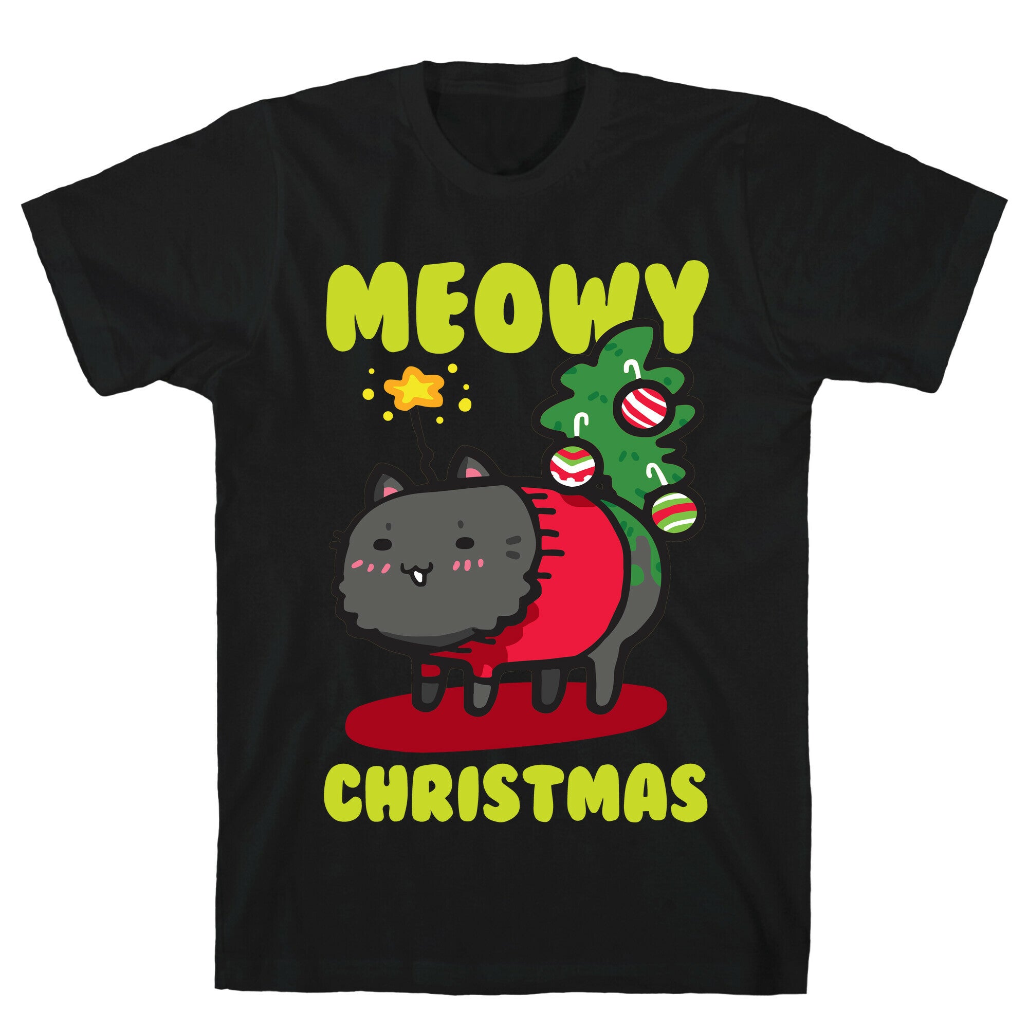 Meowy Christmas T-Shirt