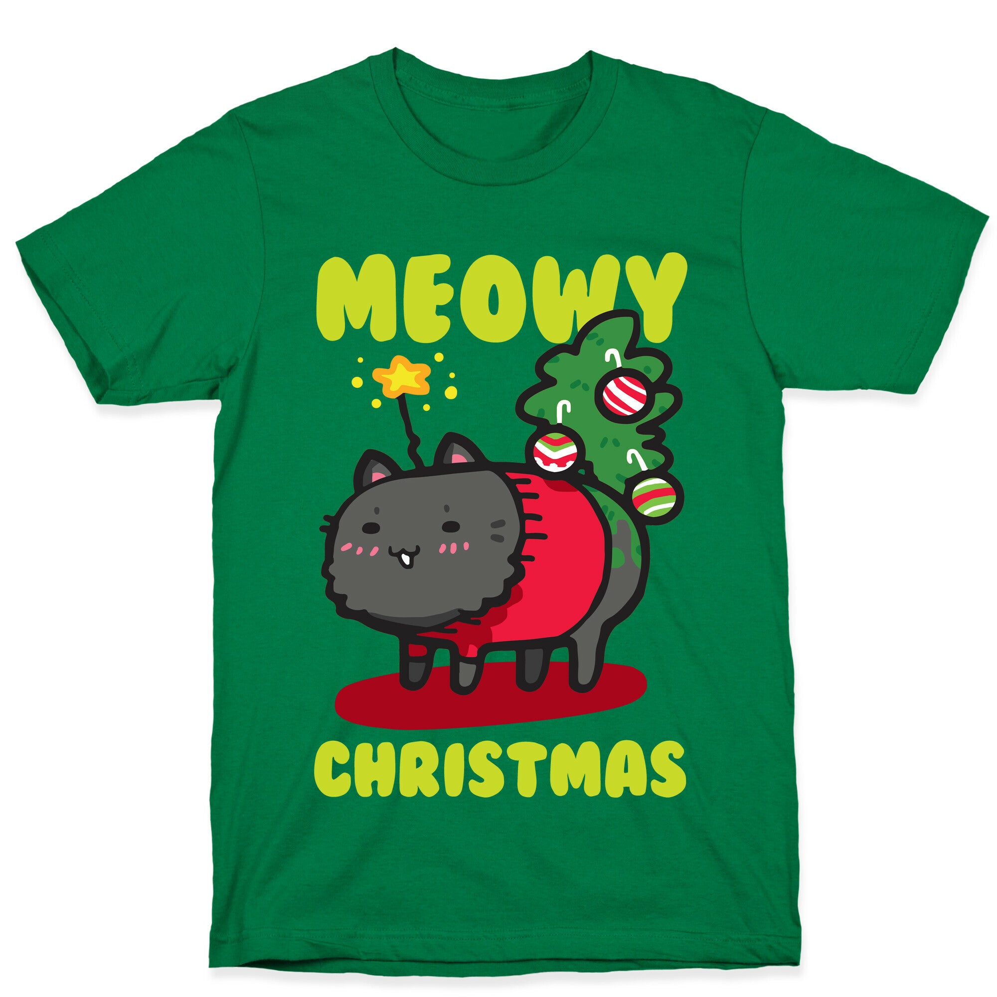 Meowy Christmas T-Shirt