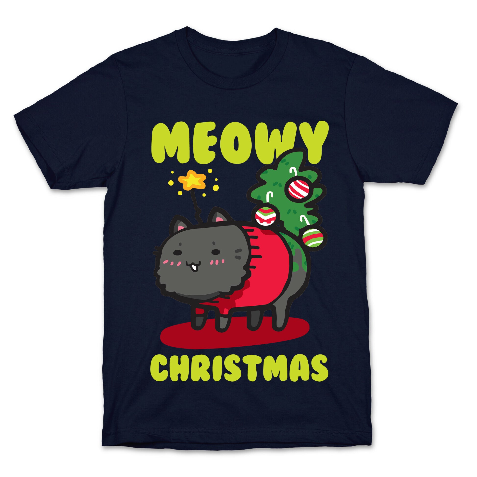 Meowy Christmas T-Shirt