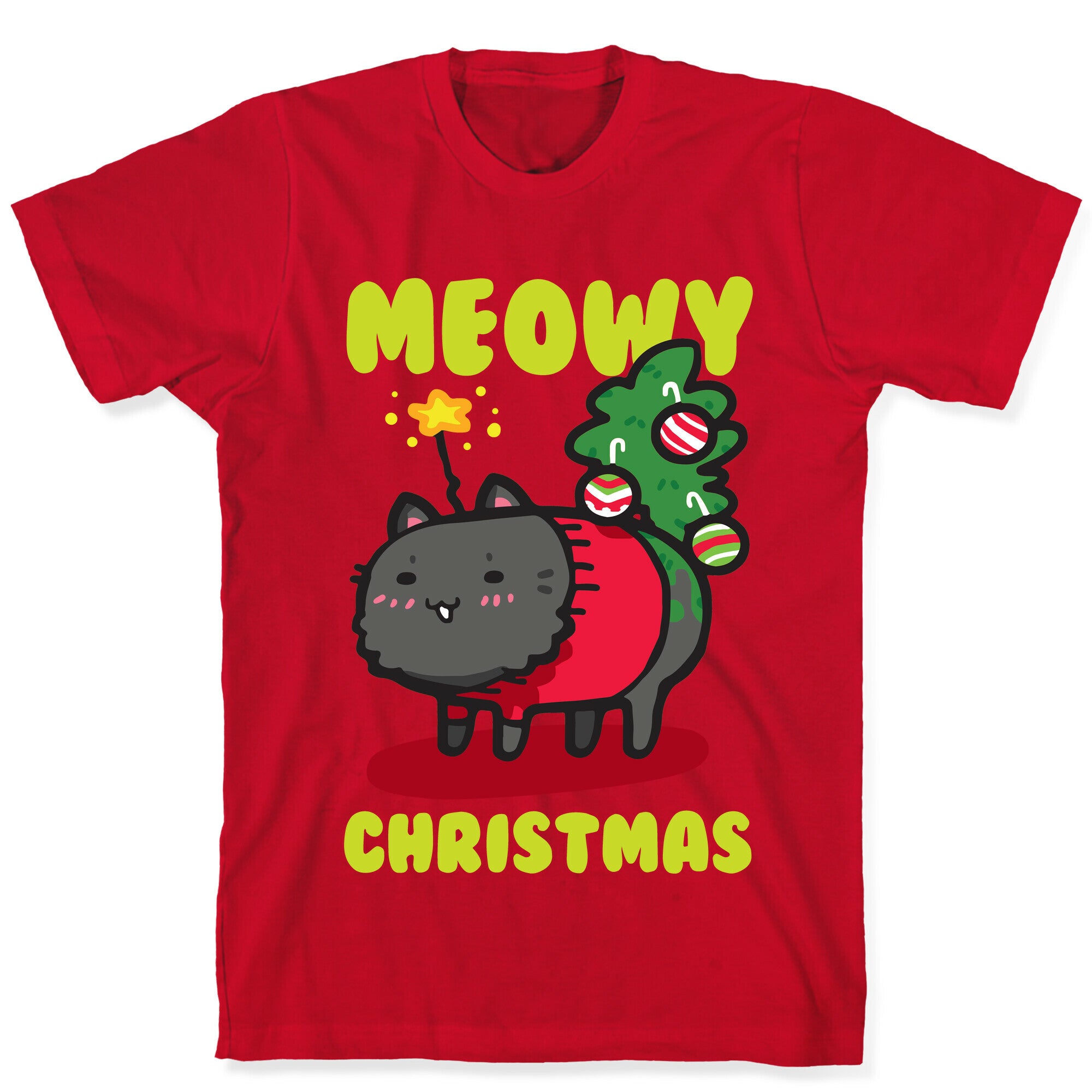 Meowy Christmas T-Shirt
