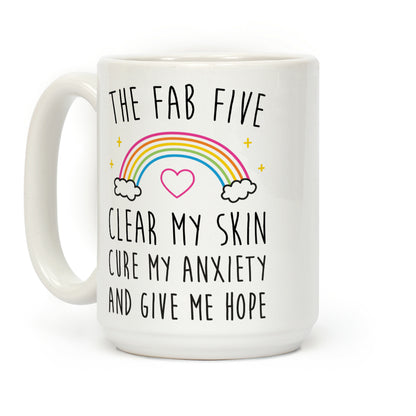 The Fab Five Cure Me Coffee Mug