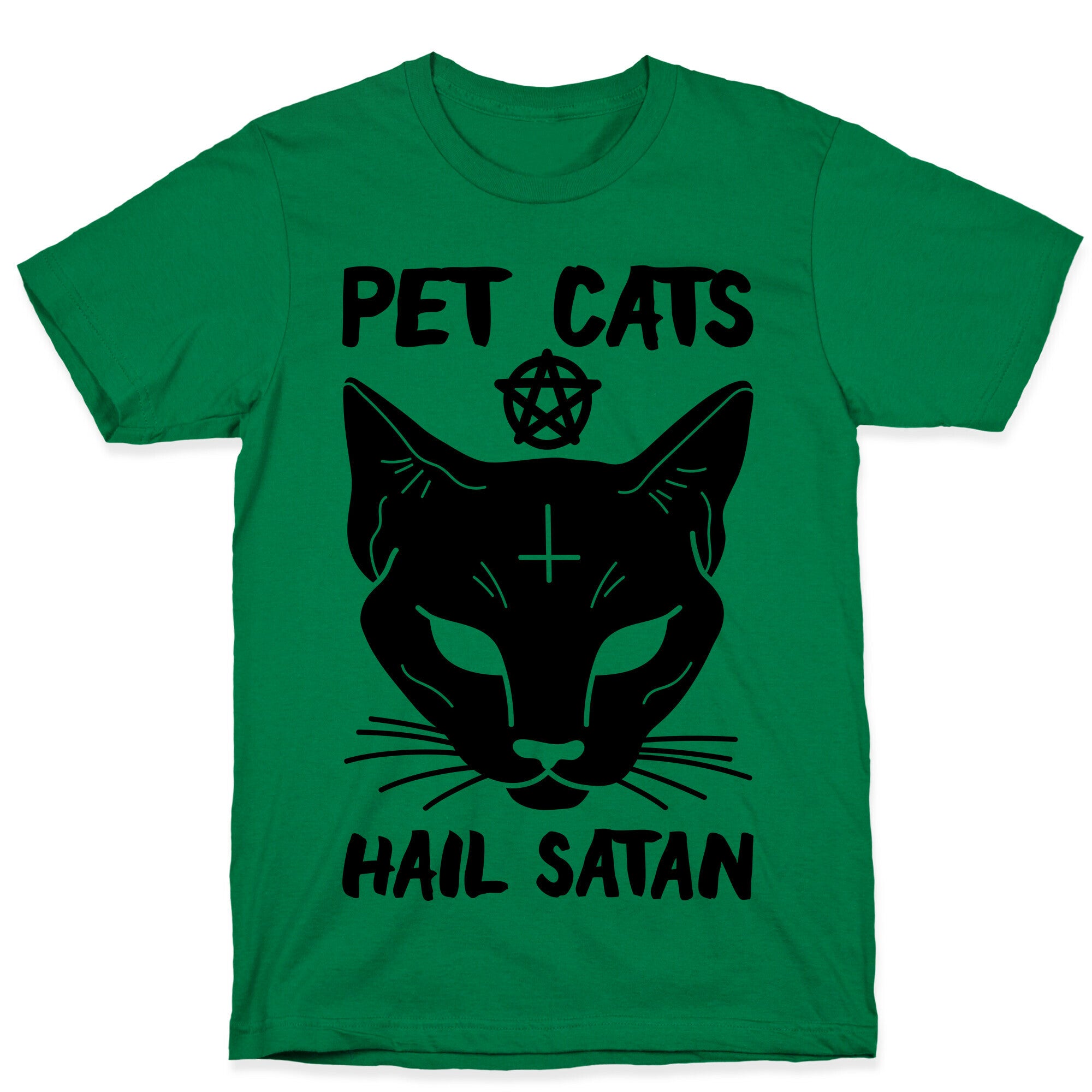Pet Cats Hail Satan Sphynx T-Shirt