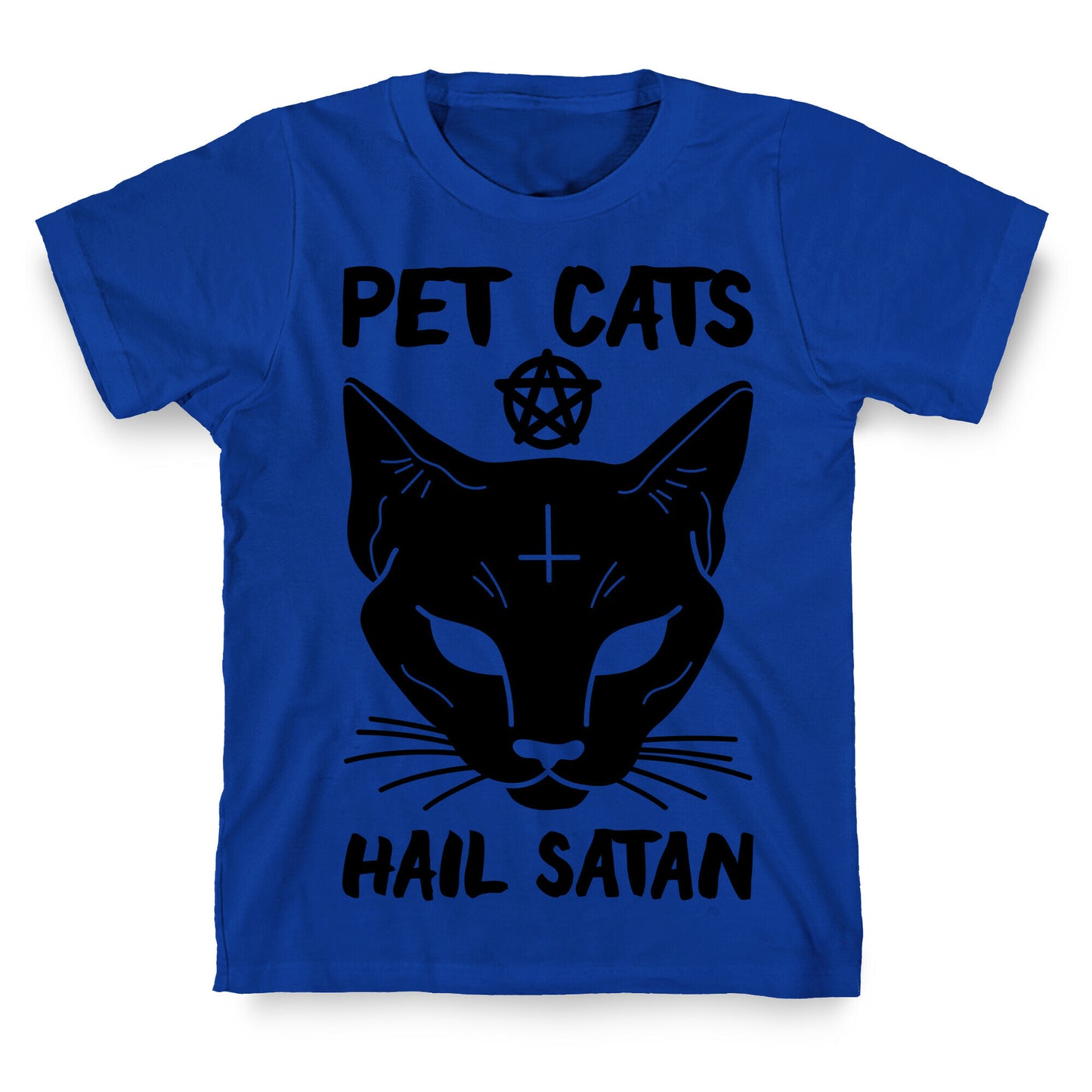 Pet Cats Hail Satan Sphynx T-Shirt
