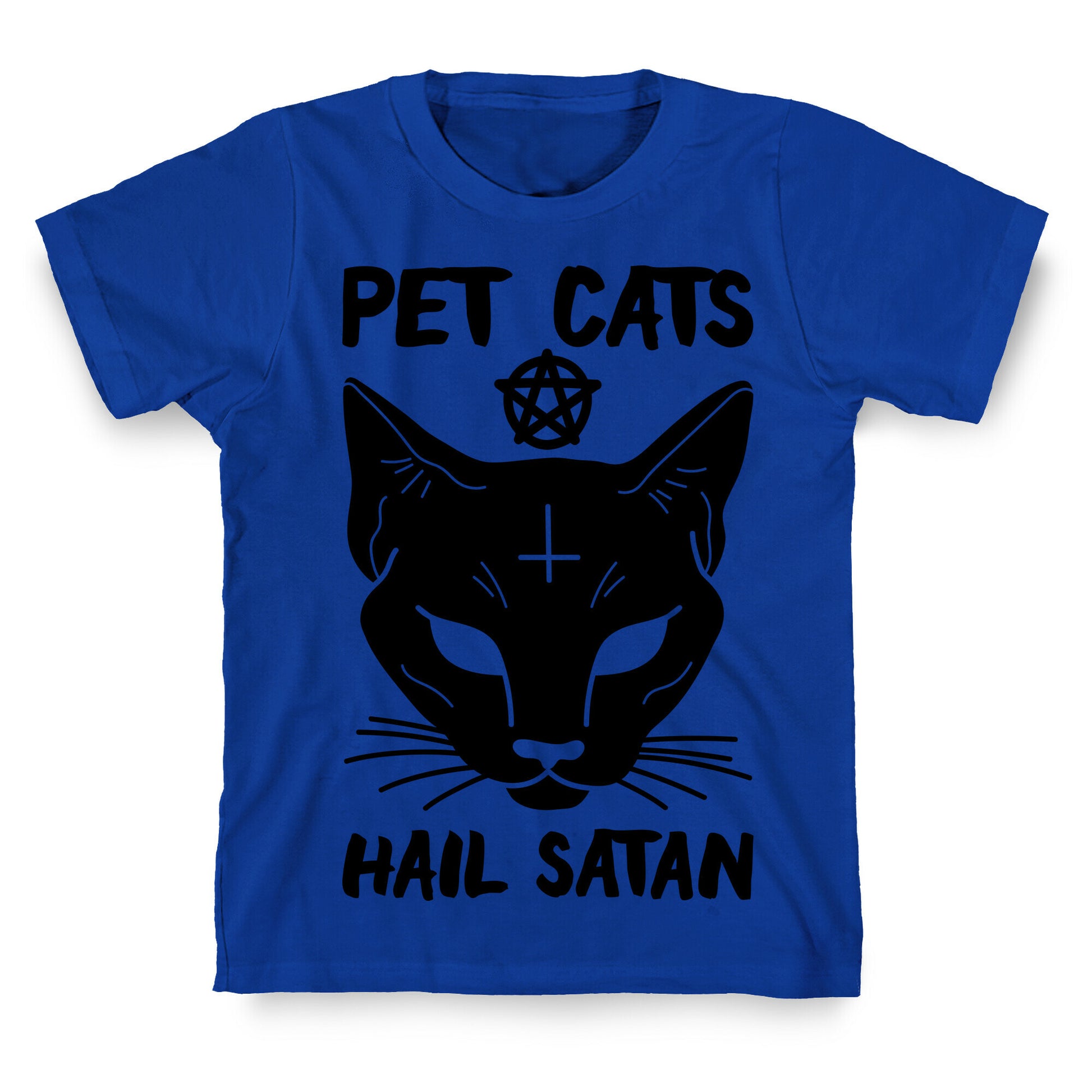 Pet Cats Hail Satan Sphynx T-Shirt