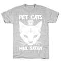 Pet Cats Hail Satan Sphynx T-Shirt