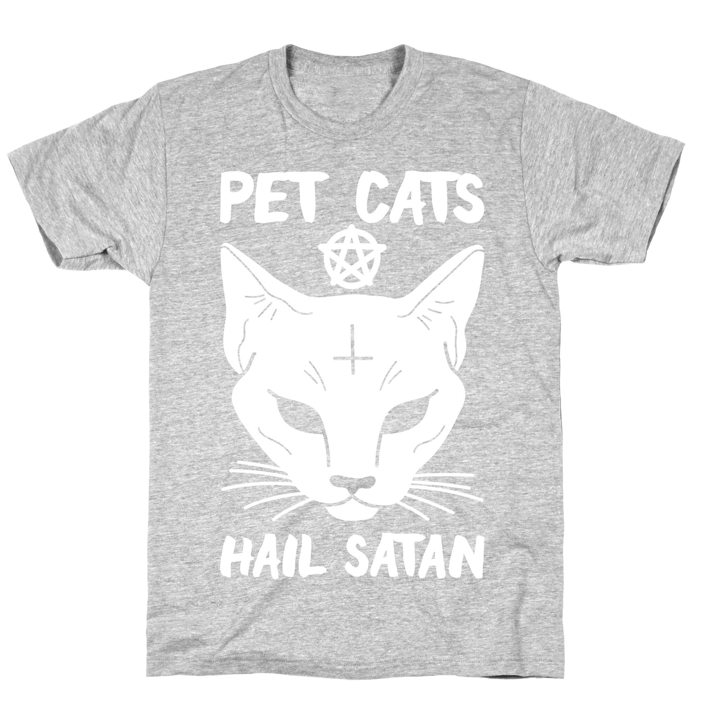 Pet Cats Hail Satan Sphynx T-Shirt