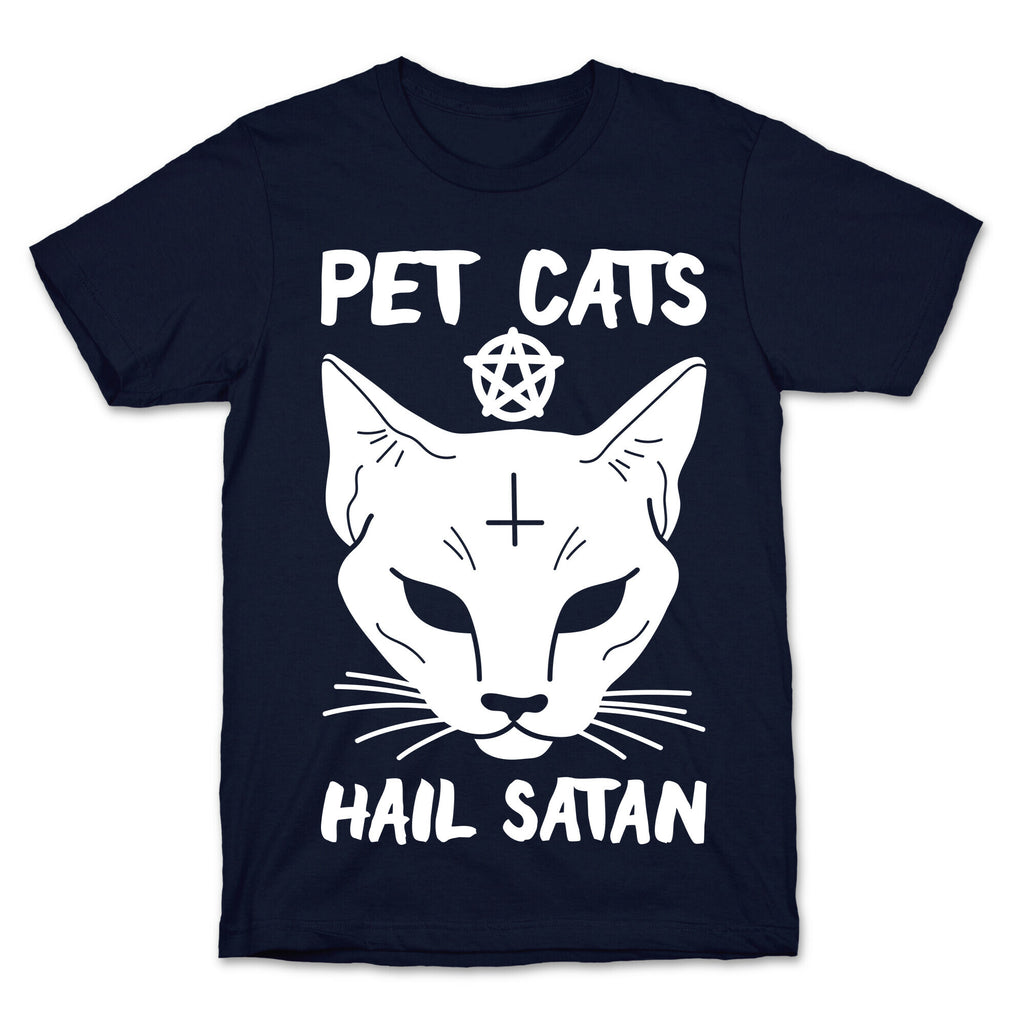Pet Cats Hail Satan Sphynx T-Shirt