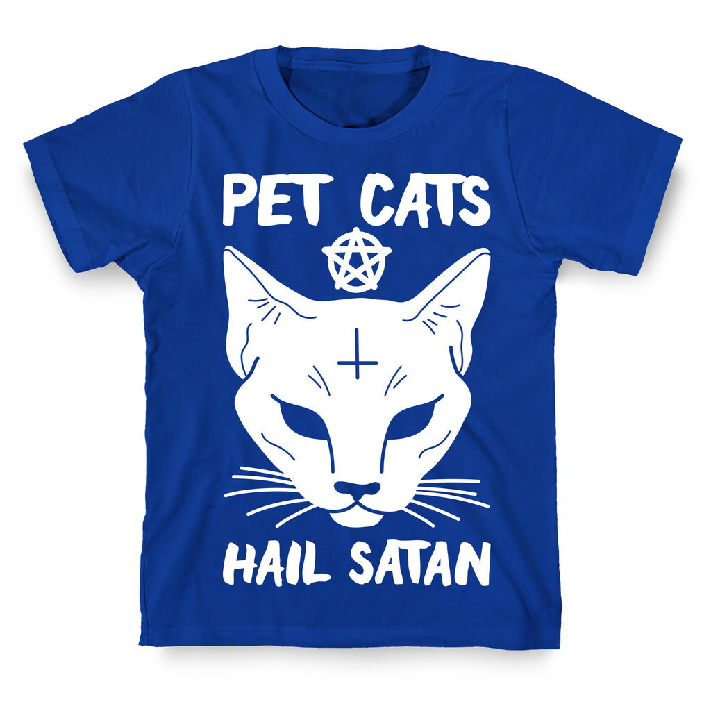 Pet Cats Hail Satan Sphynx T-Shirt