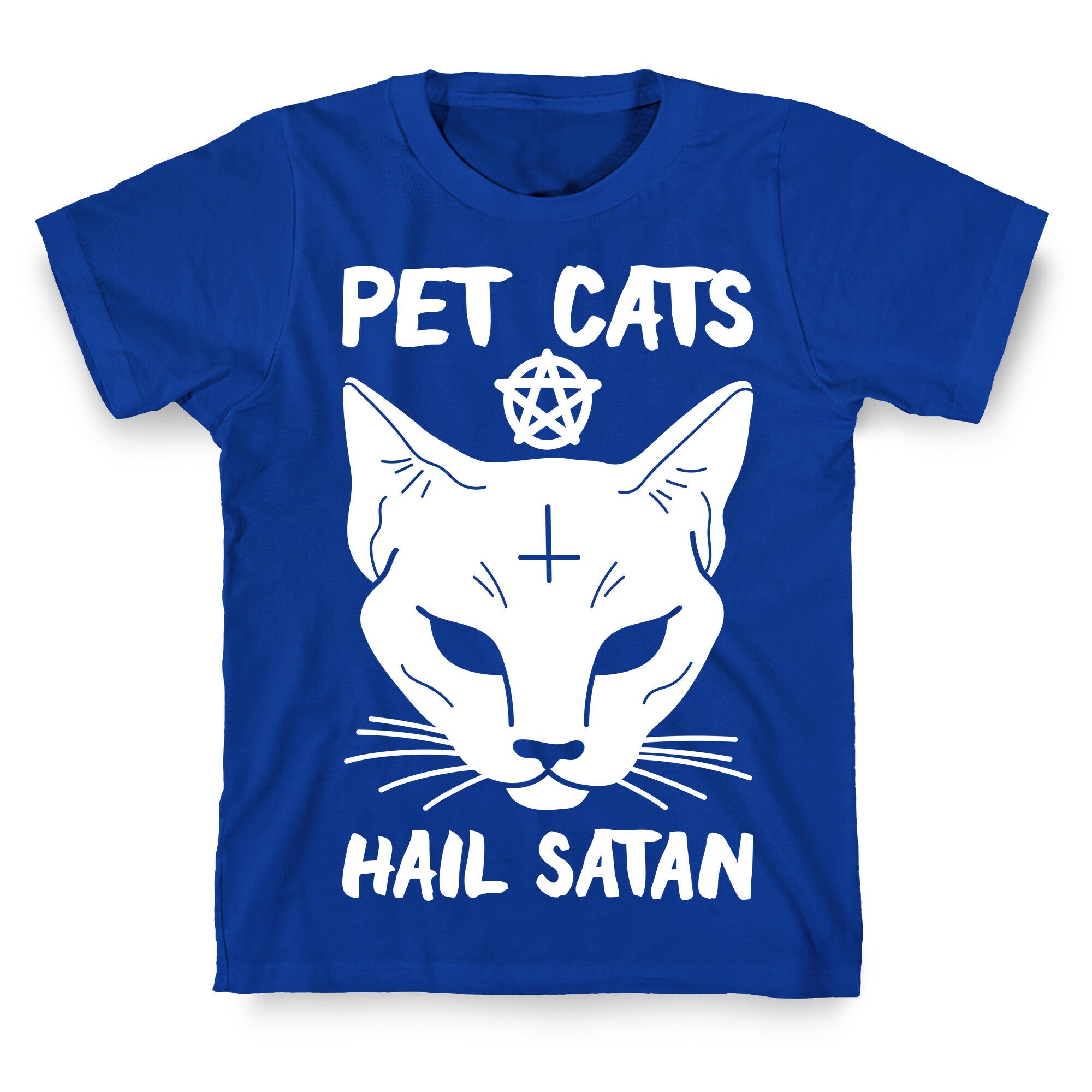 Pet Cats Hail Satan Sphynx T-Shirt