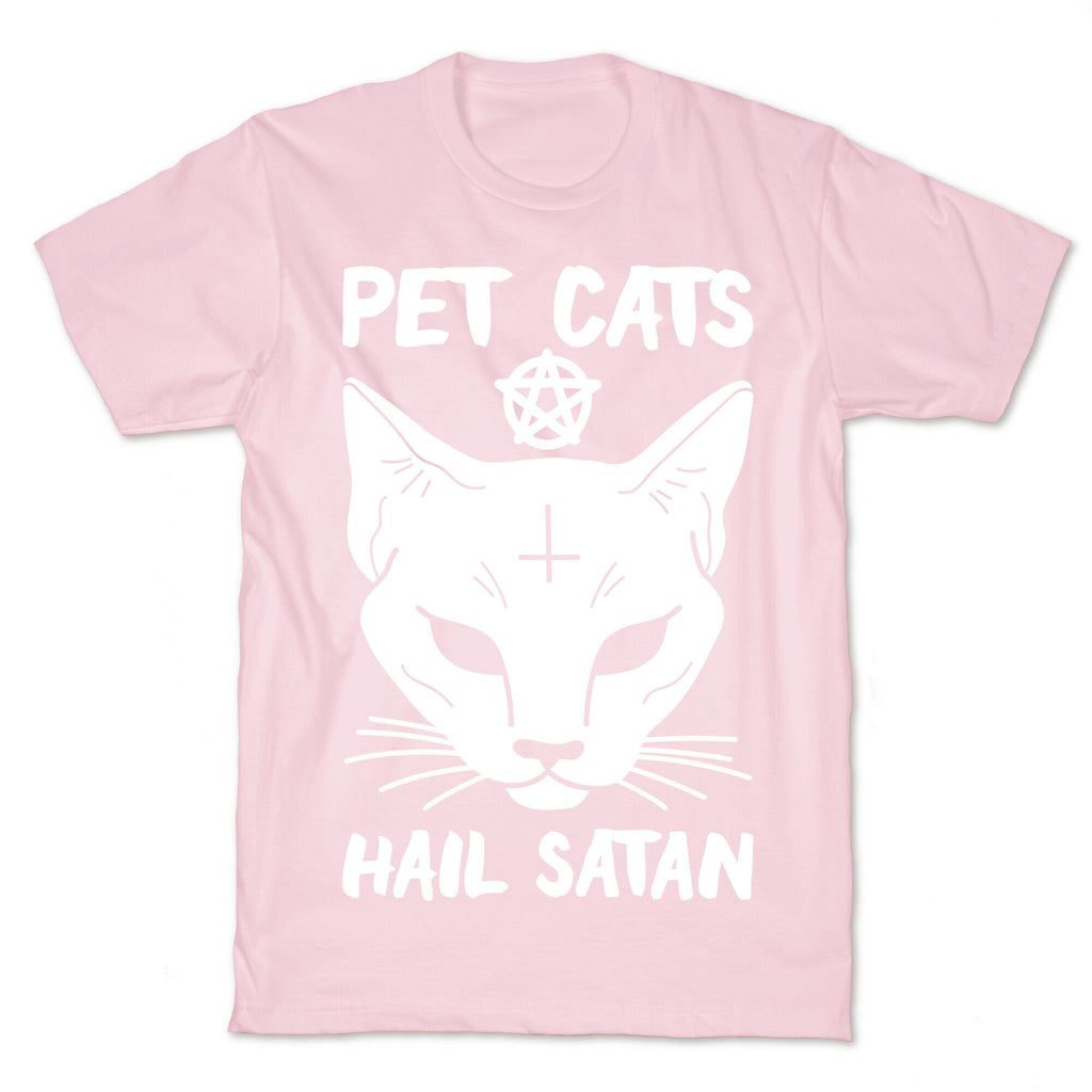 Pet Cats Hail Satan Sphynx T-Shirt
