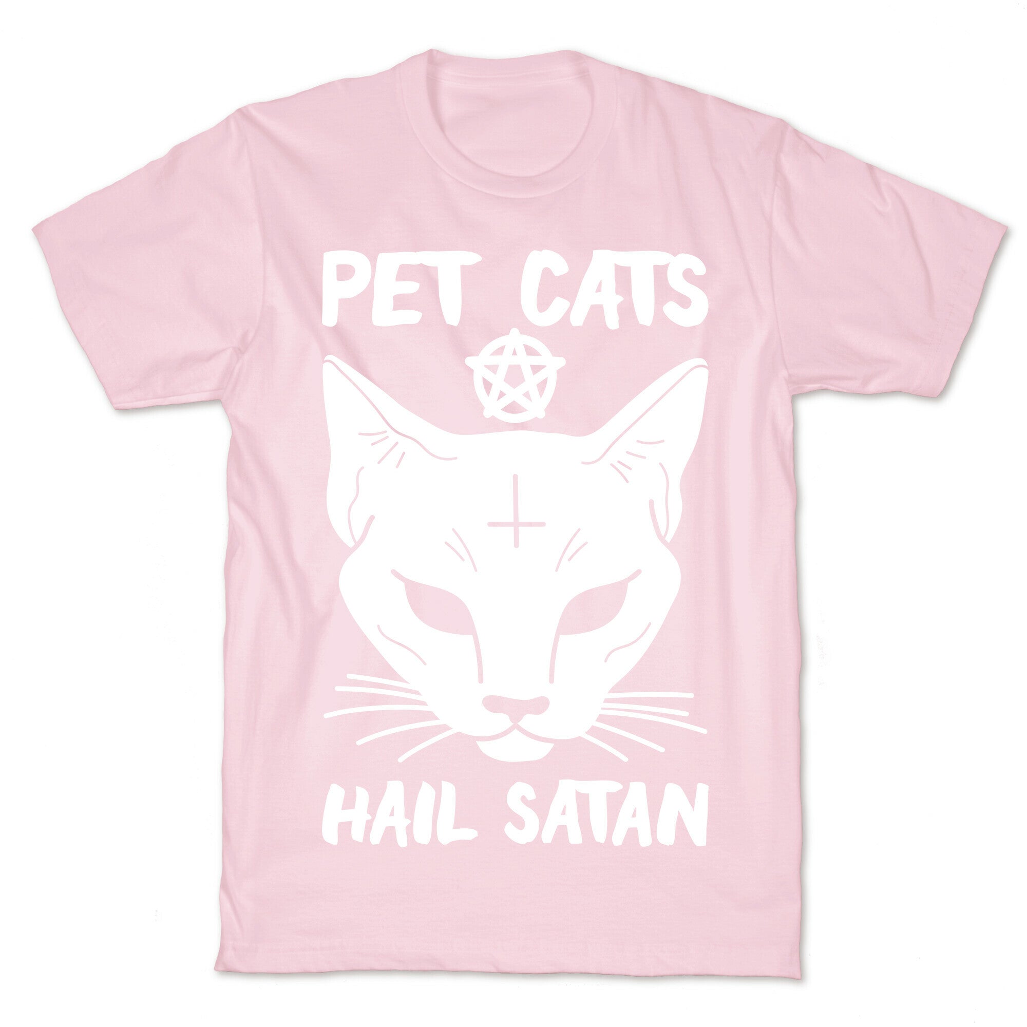 Pet Cats Hail Satan Sphynx T-Shirt