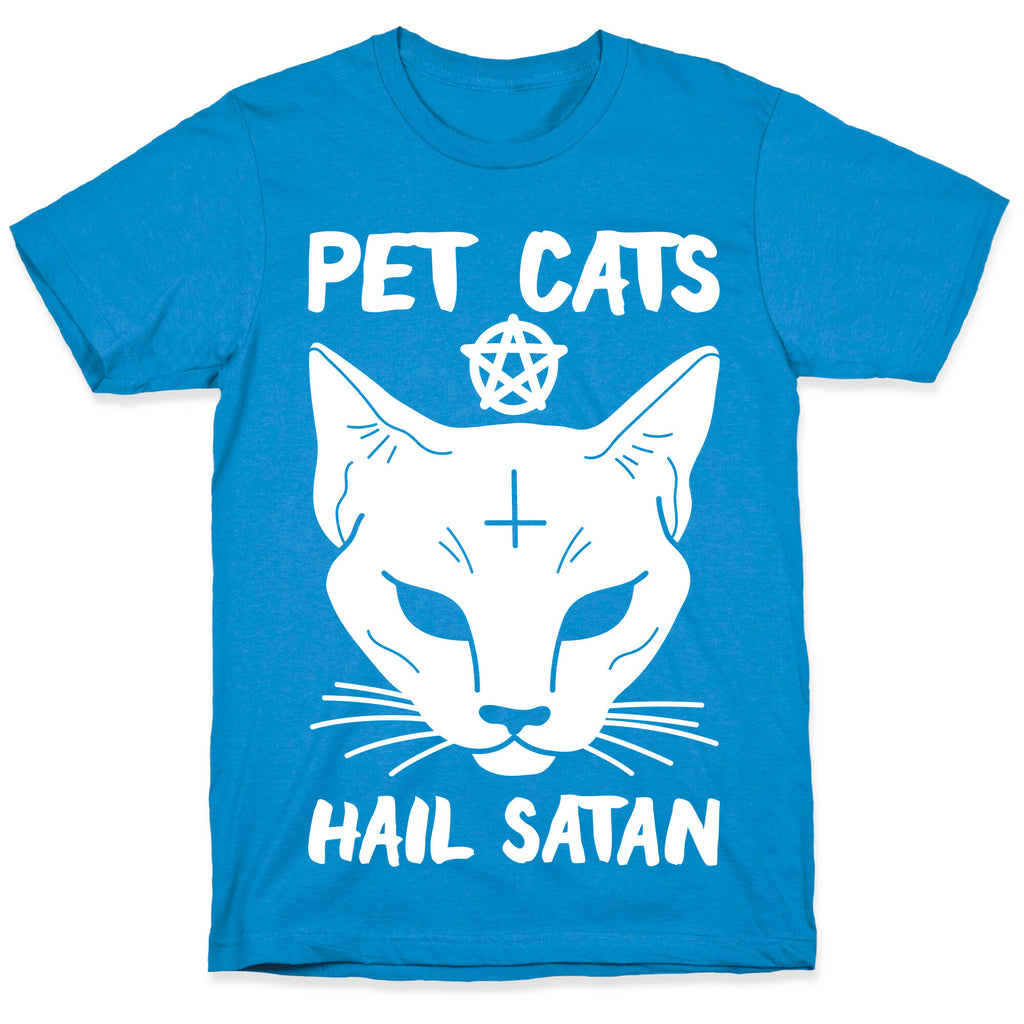 Pet Cats Hail Satan Sphynx T-Shirt