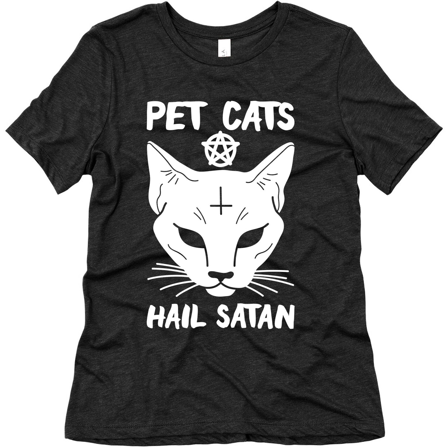 Pet Cats Hail Satan Sphynx Women's Triblend Tee