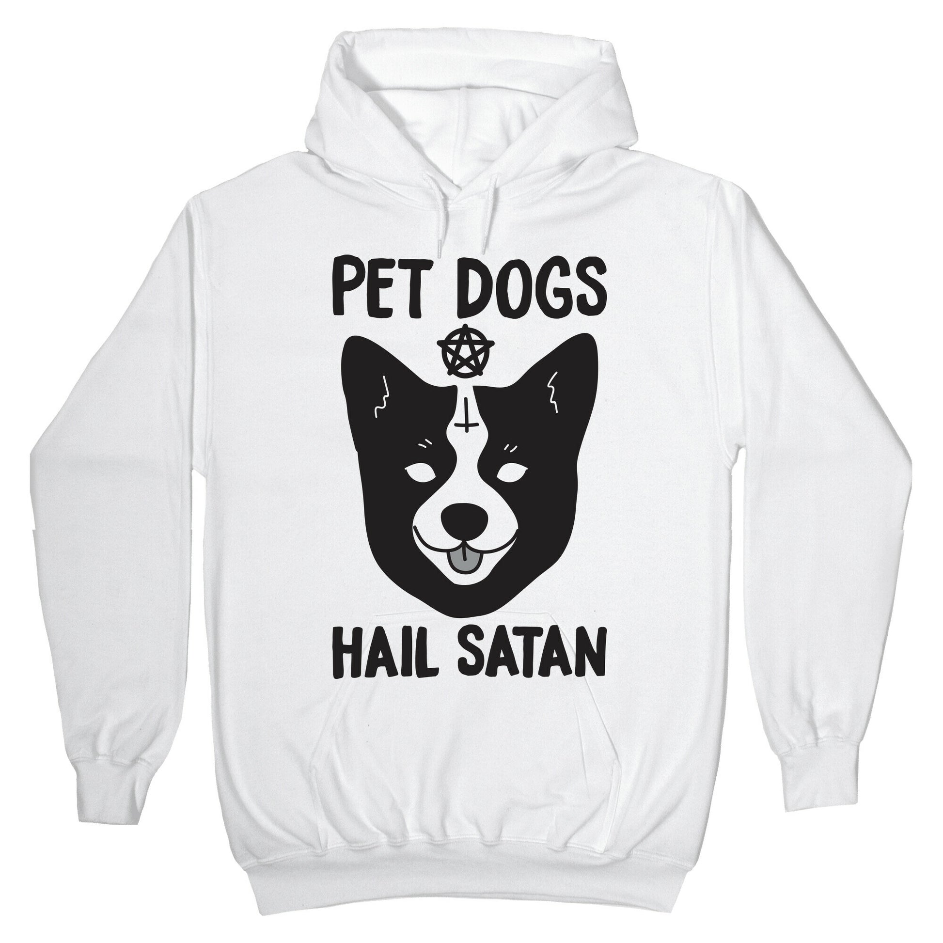 Pet Dogs Hail Satan Corgi Hoodie