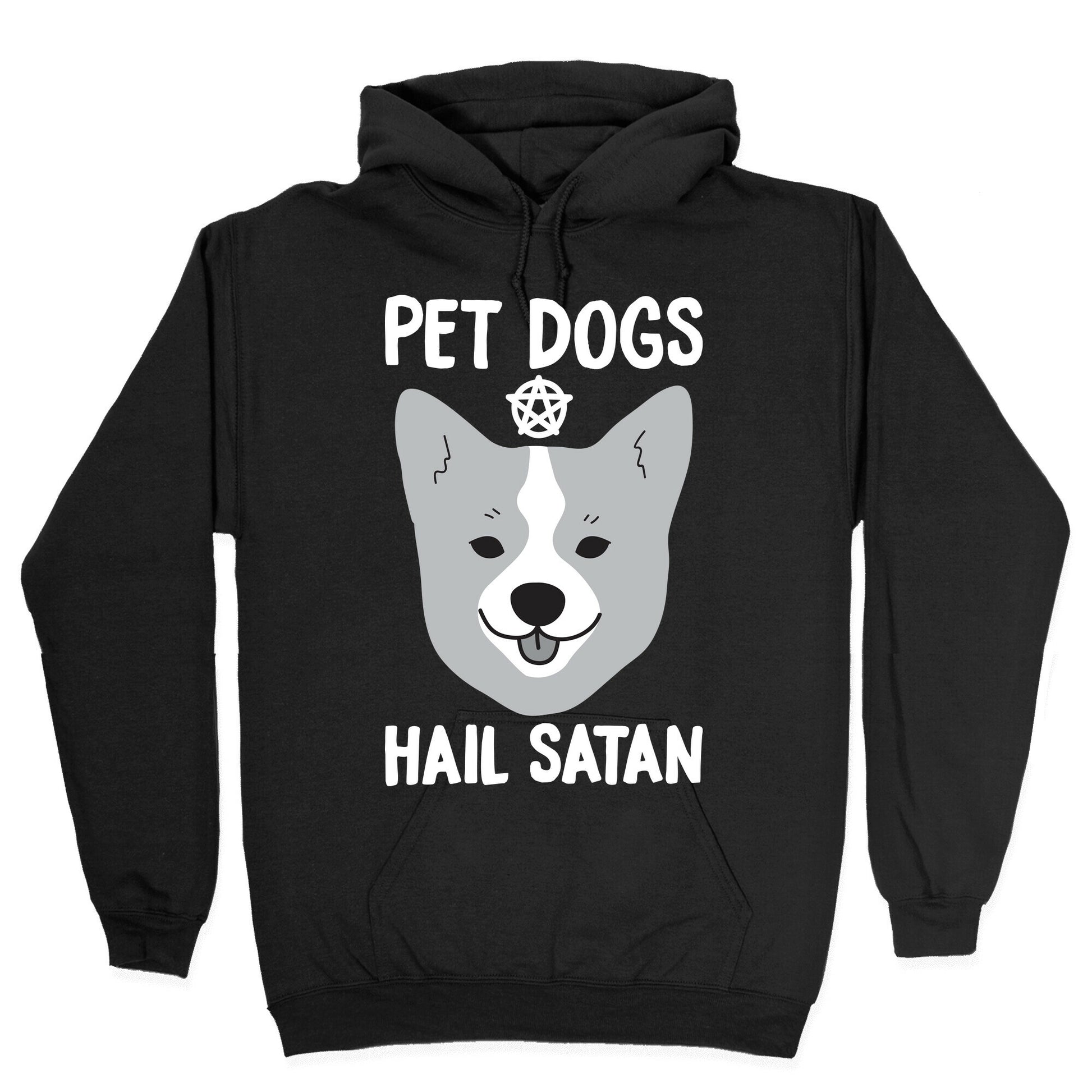 Pet Dogs Hail Satan Corgi Hoodie