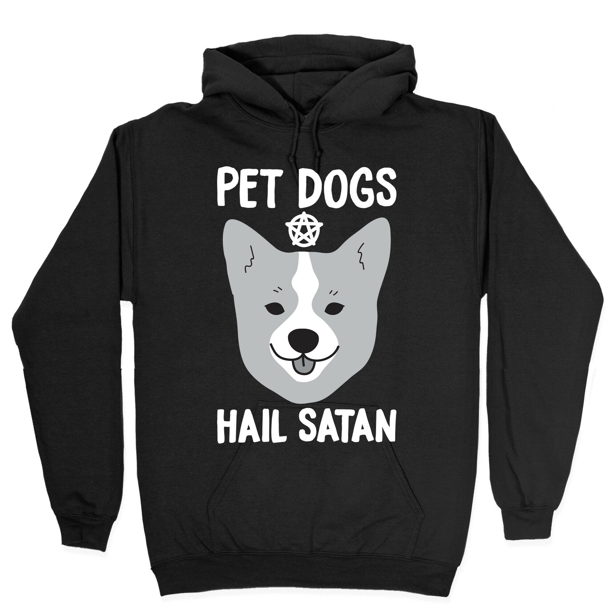 Pet Dogs Hail Satan Corgi Hoodie