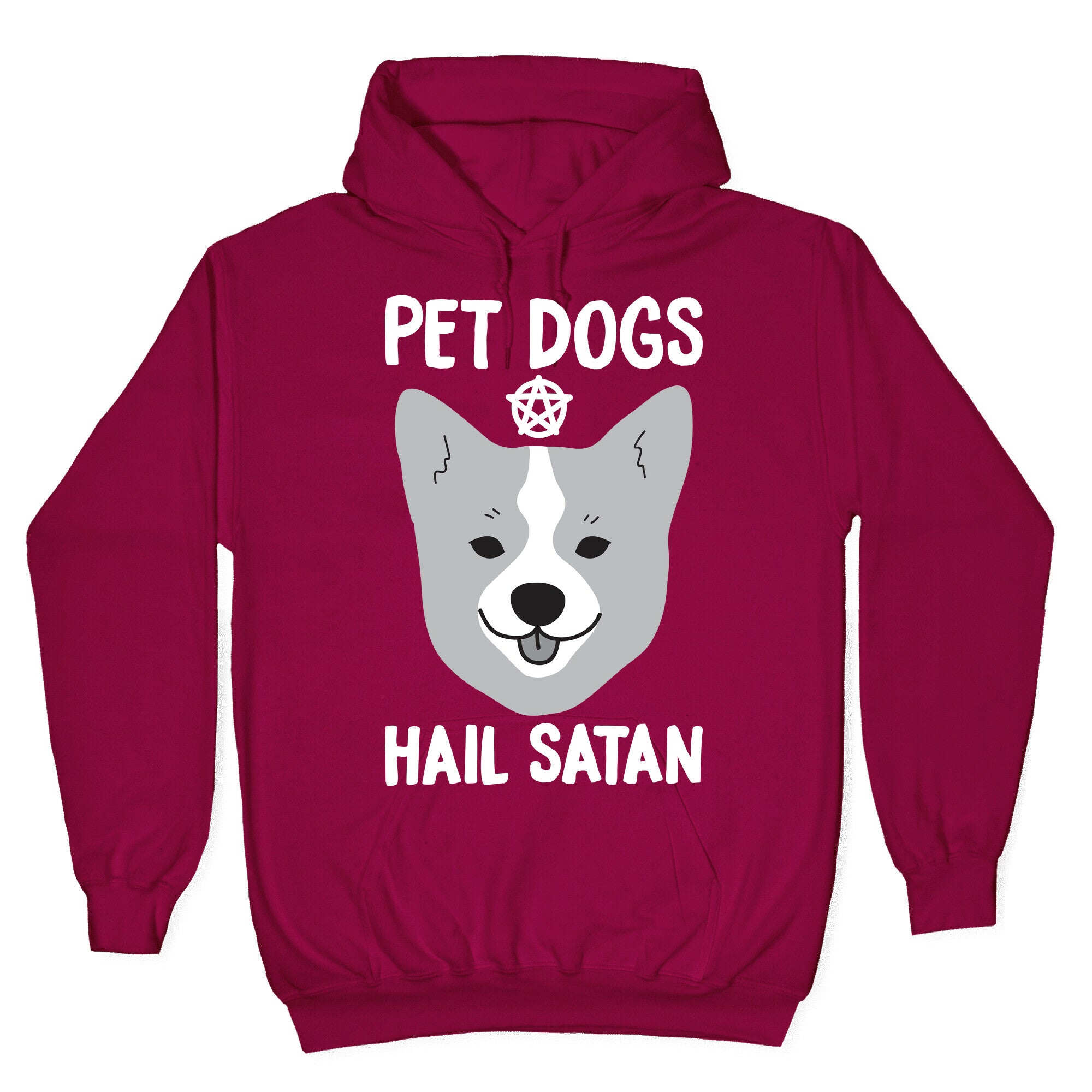 Pet Dogs Hail Satan Corgi Hoodie