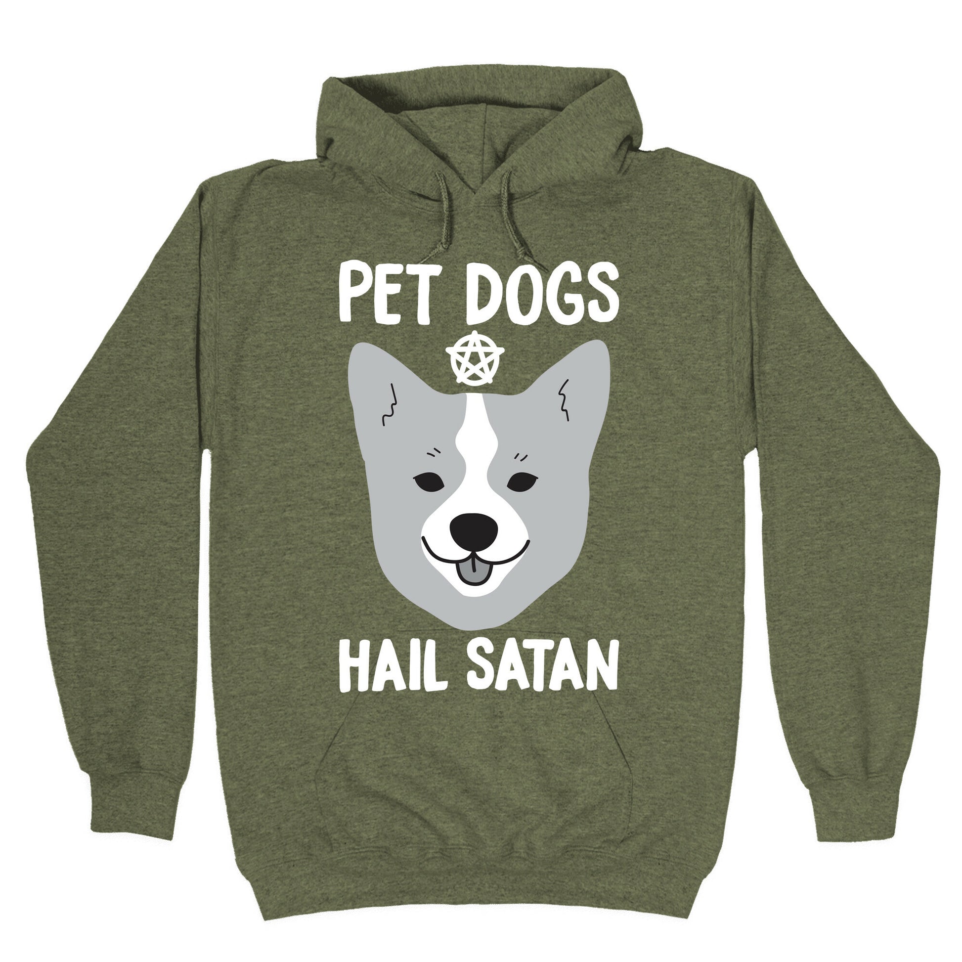 Pet Dogs Hail Satan Corgi Hoodie