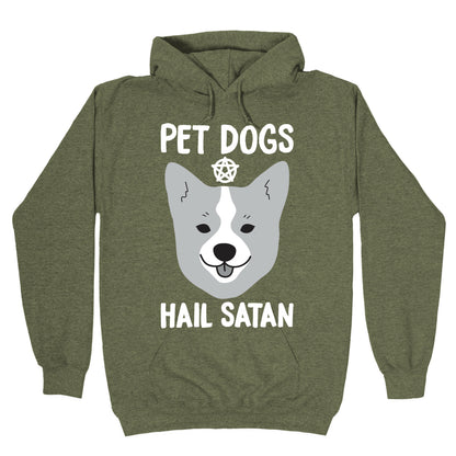 Pet Dogs Hail Satan Corgi Hoodie