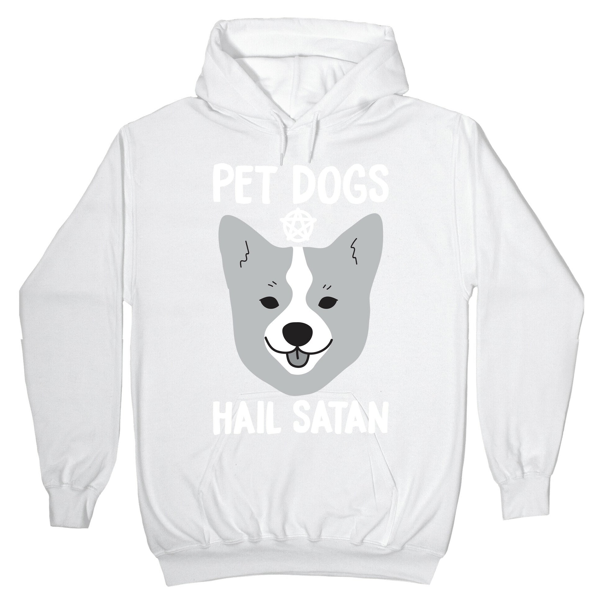 Pet Dogs Hail Satan Corgi Hoodie