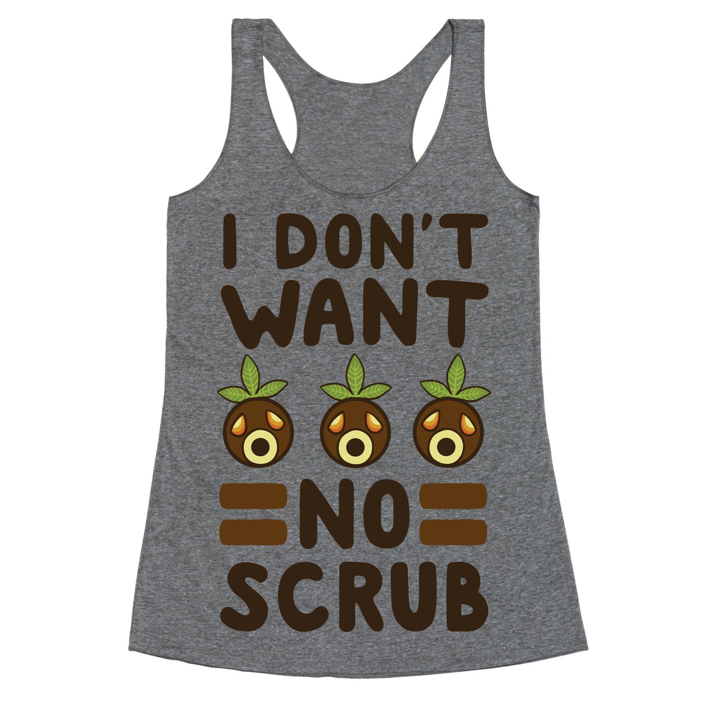 I Don't Want No Scrub - Deku Racerback Tank