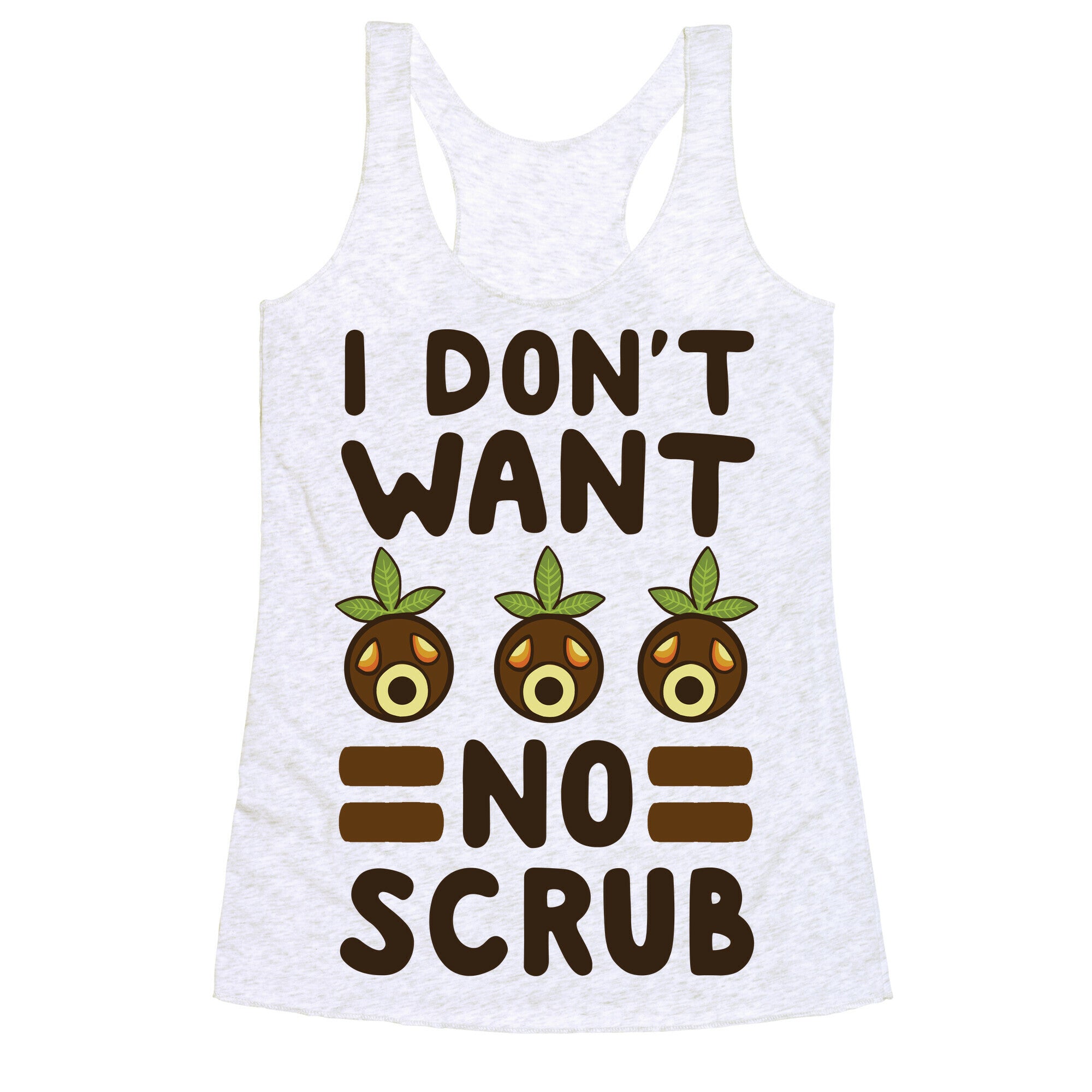 I Don't Want No Scrub - Deku Racerback Tank
