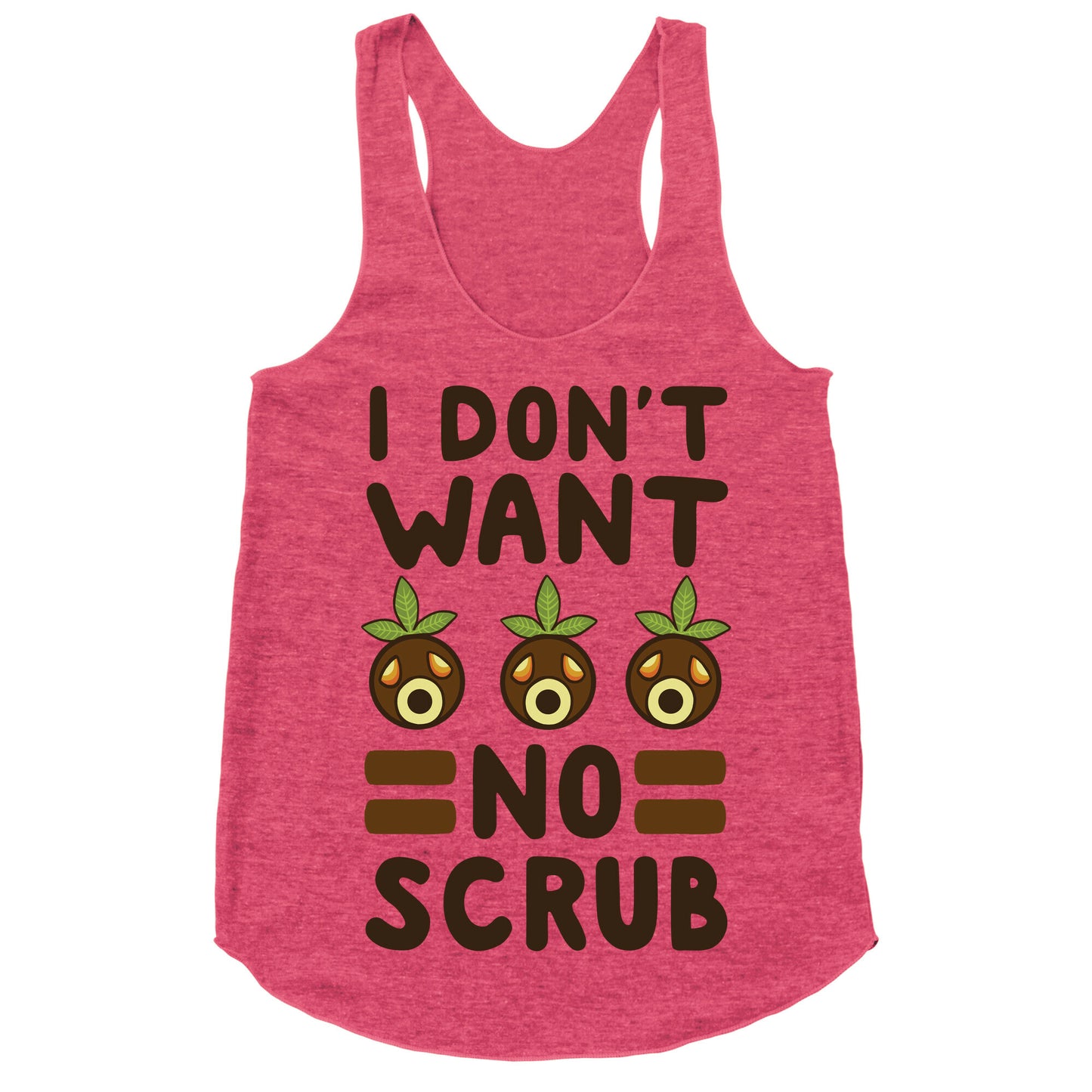 I Don't Want No Scrub - Deku Racerback Tank