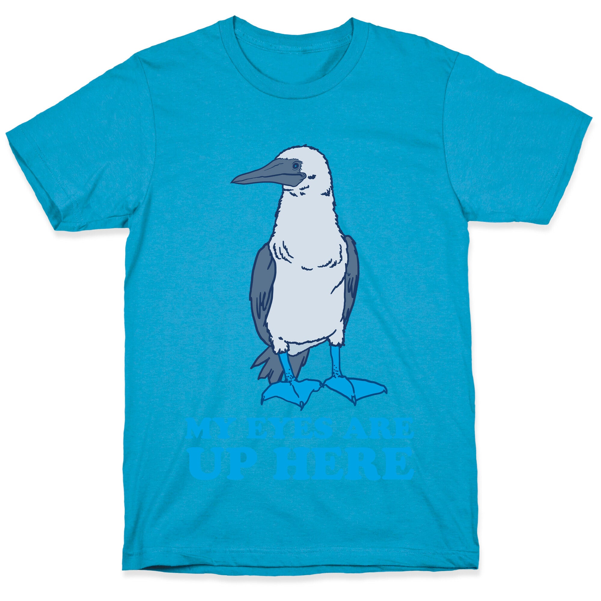 My Eyes Are Up Here Unisex Triblend Tee