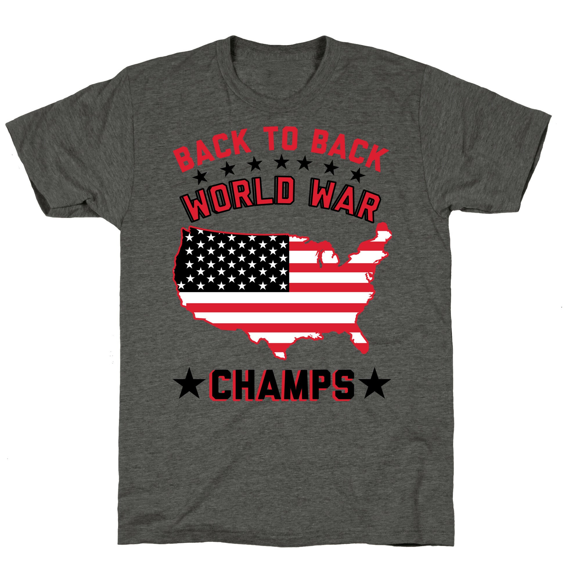 Back to Back World War Champs Unisex Triblend Tee