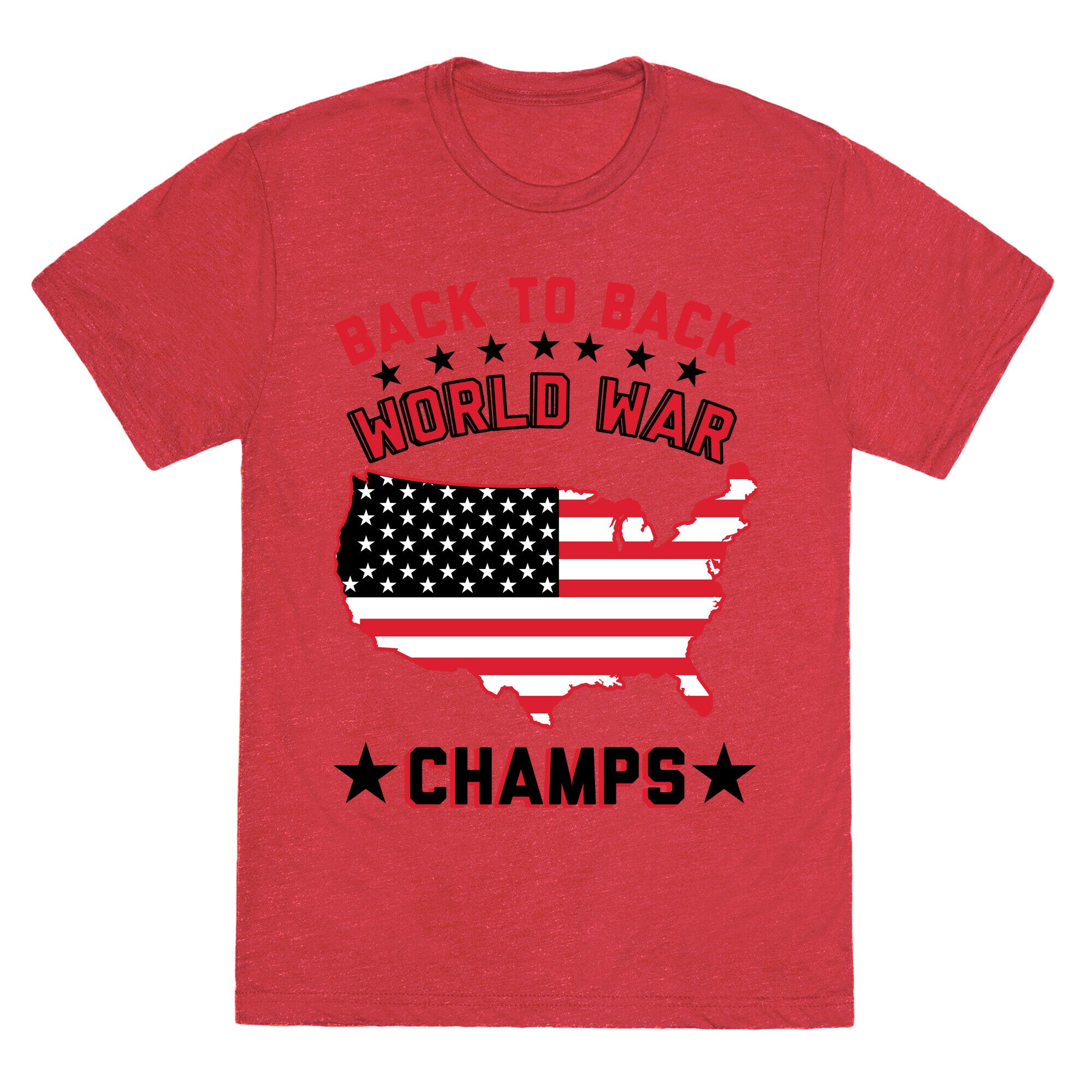 Back to Back World War Champs Unisex Triblend Tee