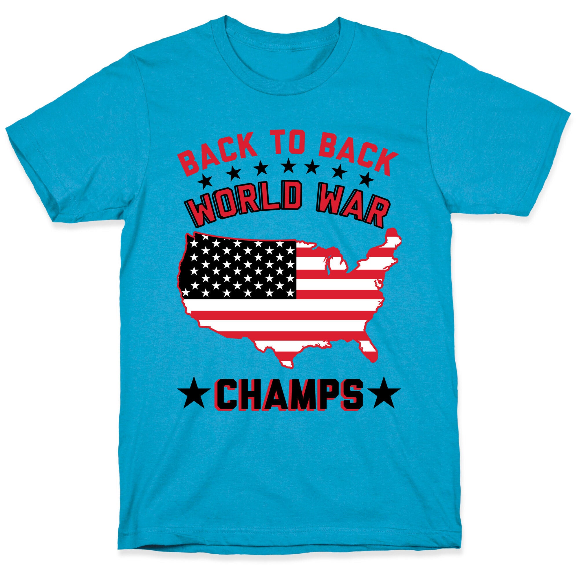 Back to Back World War Champs Unisex Triblend Tee