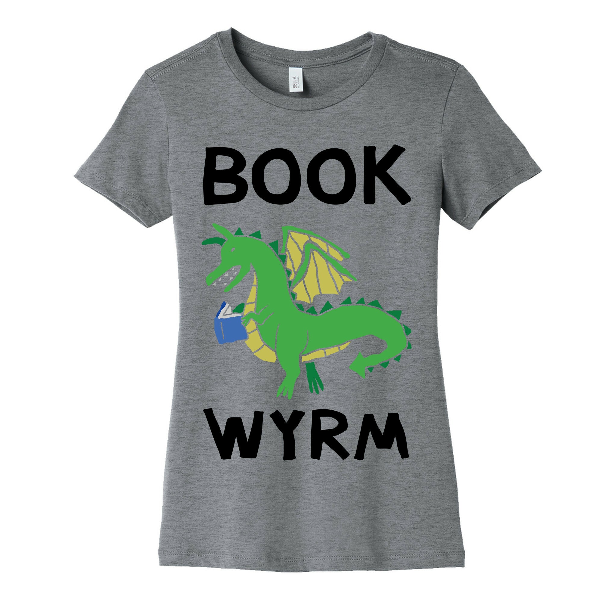 Book Wyrm Dragon Women's Cotton Tee